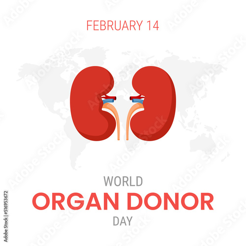 National organ donor day with Kidneys