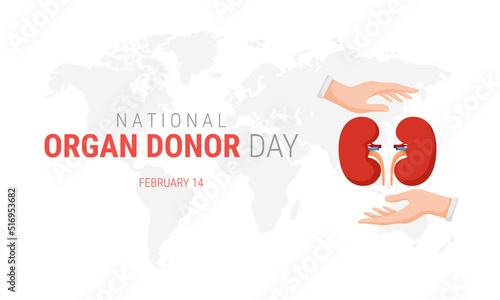 National organ donor day with Kidneys