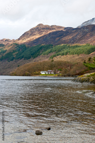 Loch Lomond at Rowardennan, Scotland photo