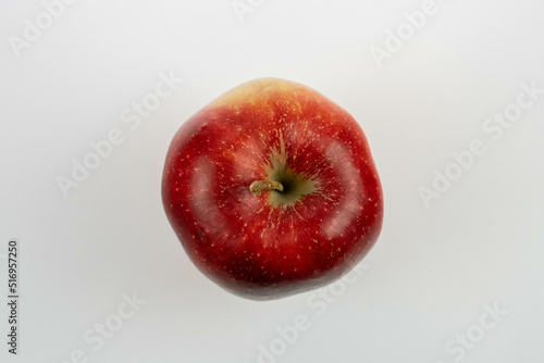 Czerwone jabłko z góry