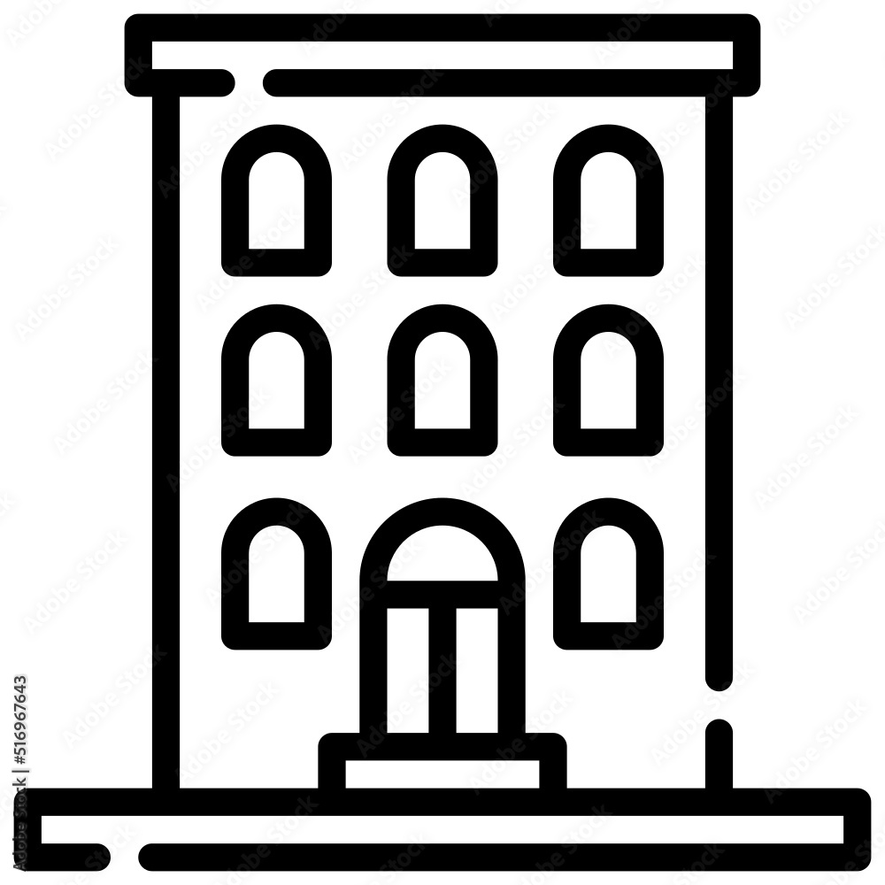 APARTMENT line icon,linear,outline,graphic,illustration APARTMENT line icon,linear,outline,graphic,illustration