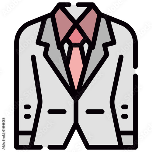 GROOM SUIT filled outline icon,linear,outline,graphic,illustration