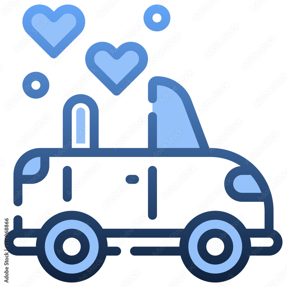 WEDDING CAR Gradient icon,linear,outline,graphic,illustration WEDDING CAR Gradient icon,linear,outline,graphic,illustration