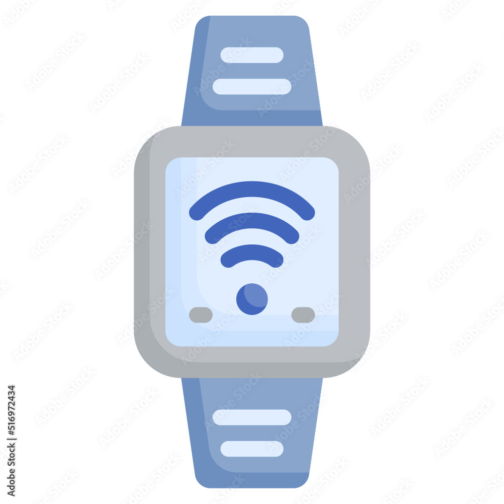 SMARTWACH flat icon,linear,outline,graphic,illustration SMARTWACH flat icon,linear,outline,graphic,illustration