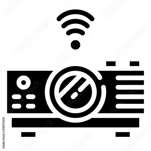 PROJECTOR glyph icon,linear,outline,graphic,illustration