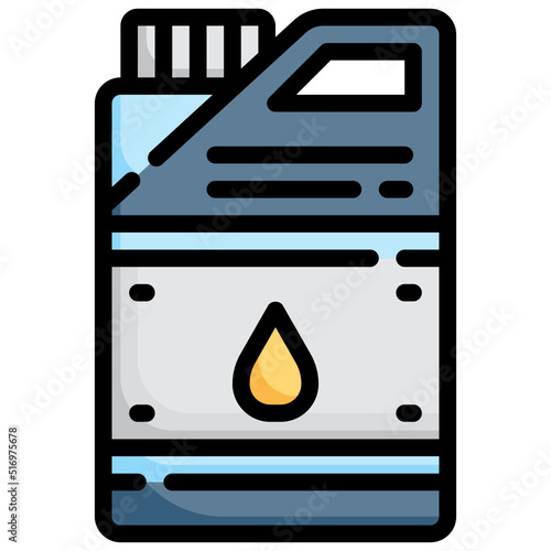 JERRYCAN filled outline icon,linear,outline,graphic,illustration