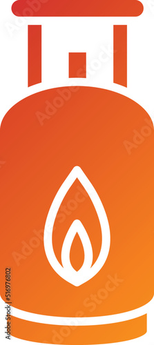 Gas Cylinders Icon Style