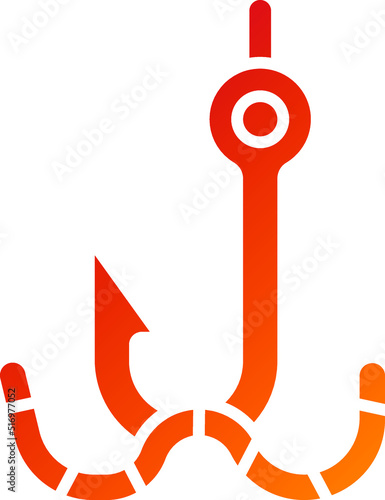 Bait Fishing Icon Style