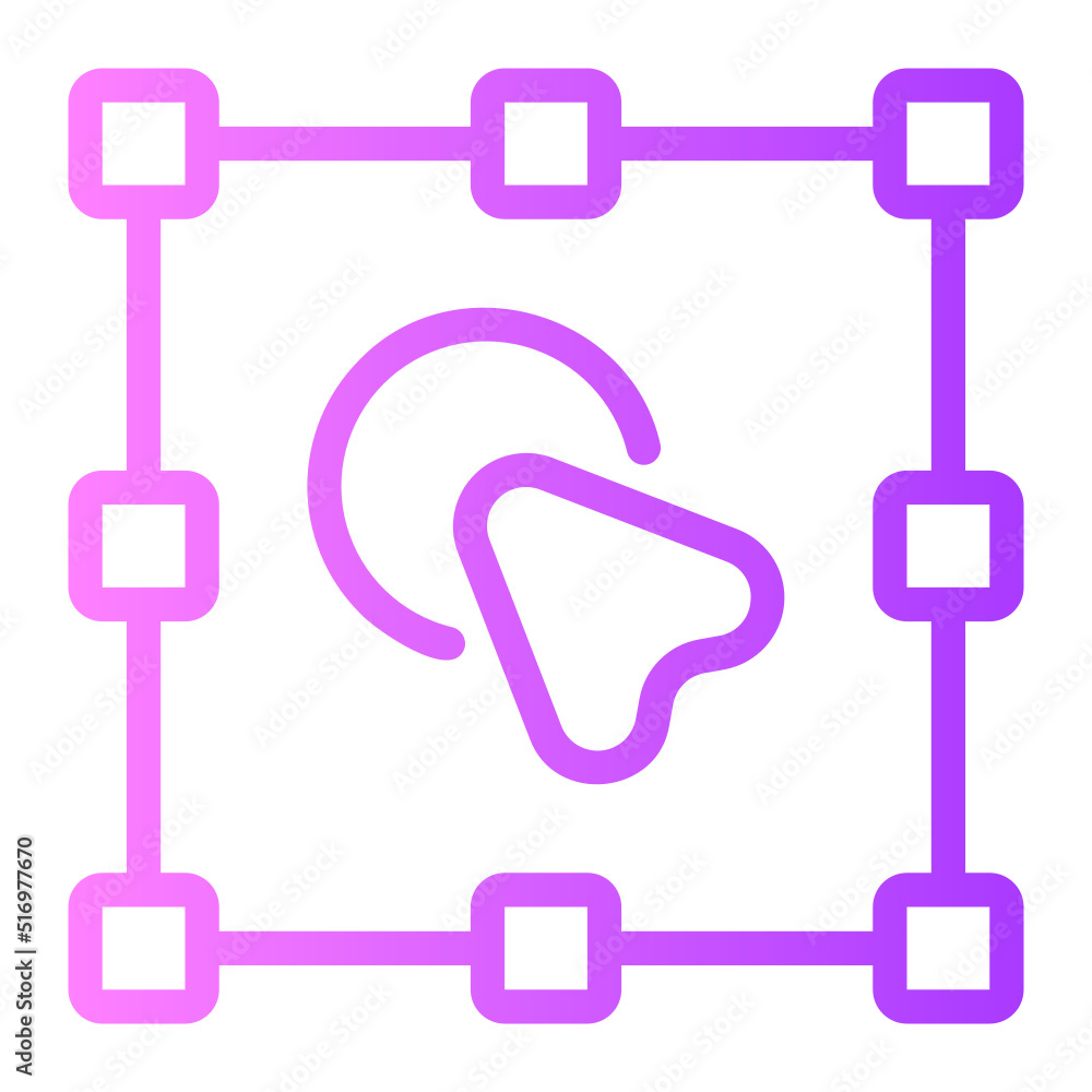 cursor gradient icon cursor gradient icon