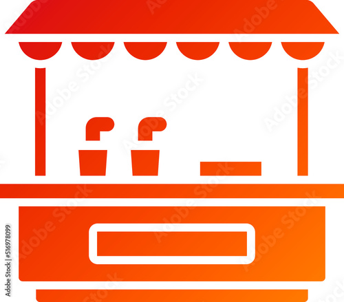 Drinks Stall Icon Style