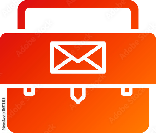 Mail Bag Icon Style