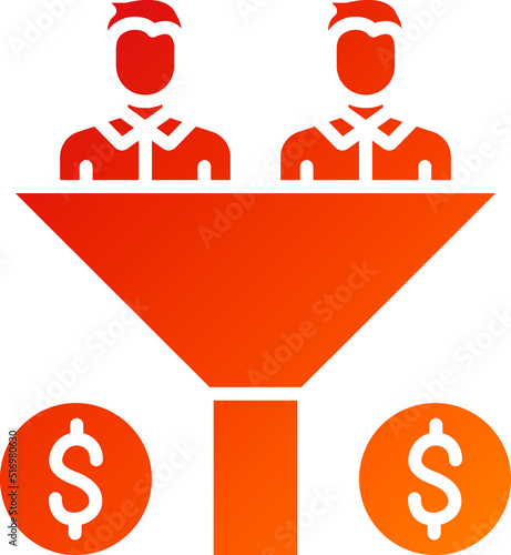 Sales Funnel Icon Style
