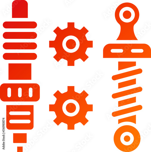 Car Parts Icon Style