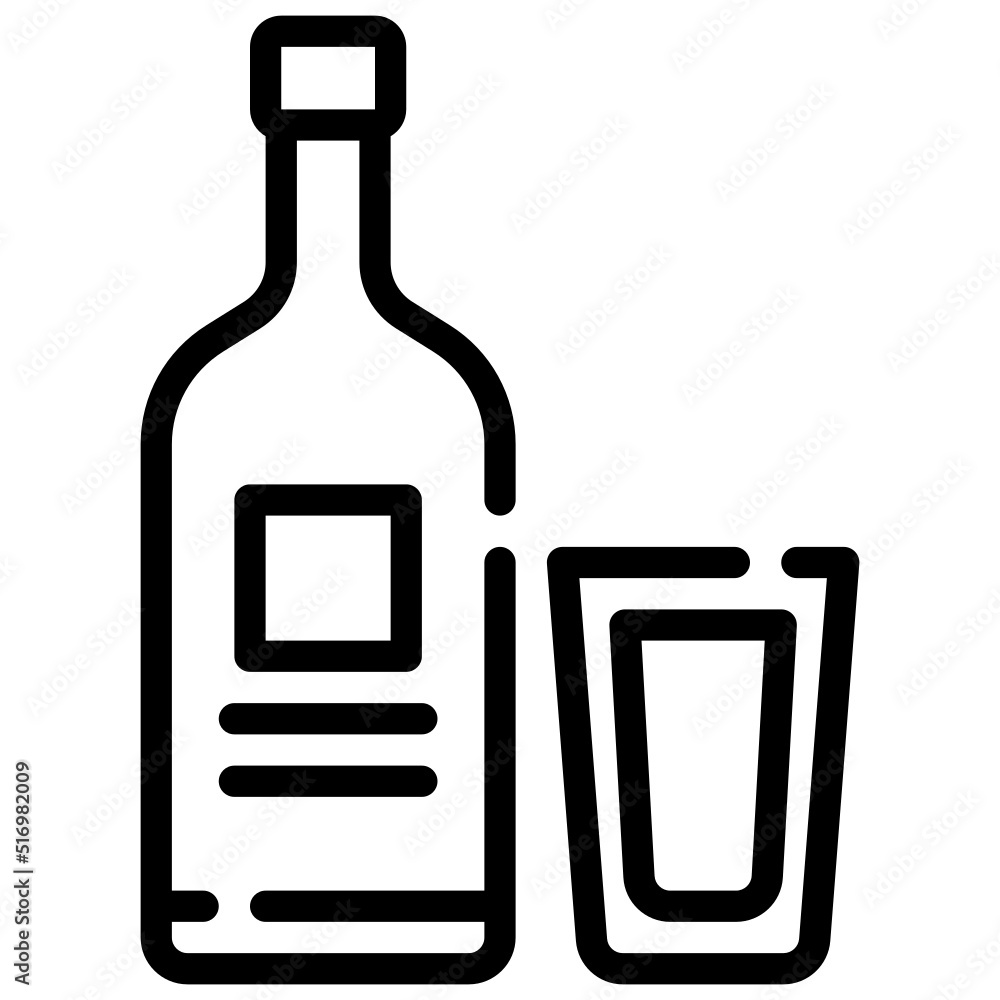 VODKA line icon,linear,outline,graphic,illustration VODKA line icon,linear,outline,graphic,illustration
