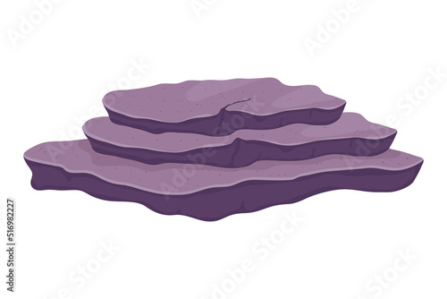 coral reef purple stones