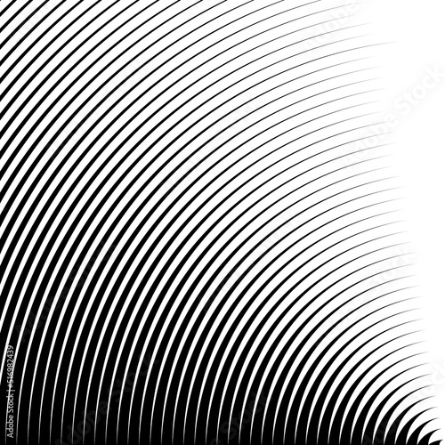 Wallpaper Mural Surface pattern design with symmetrical curves ornament. Rounded color lines. Striped motif. Vinyl wallpaper. Digital paper for page fills, web designing, textile print. Vector art illustration. Torontodigital.ca