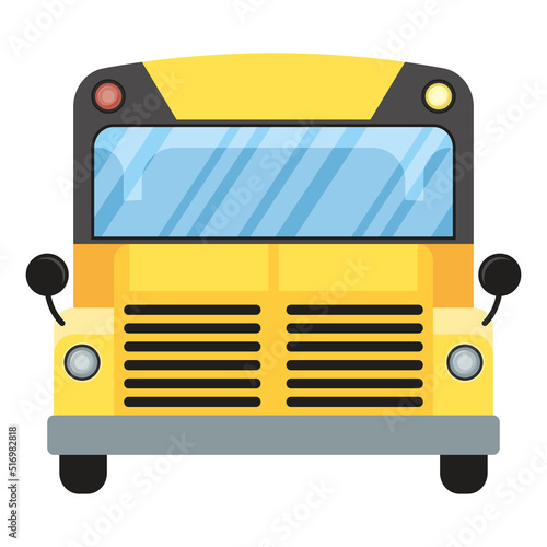 school bus front view