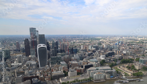 View of London from the Shard  London