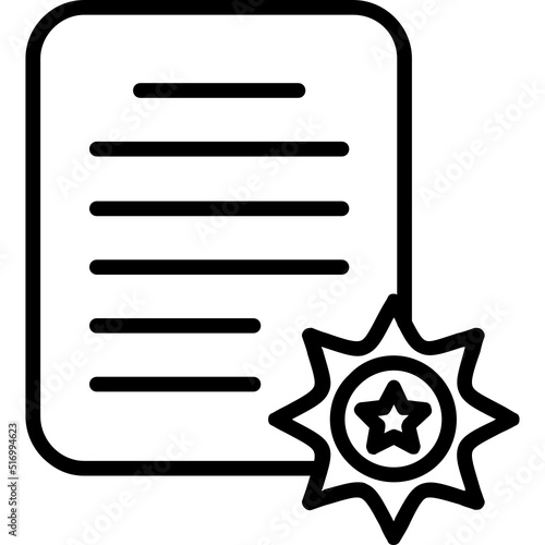 Certificate Icon