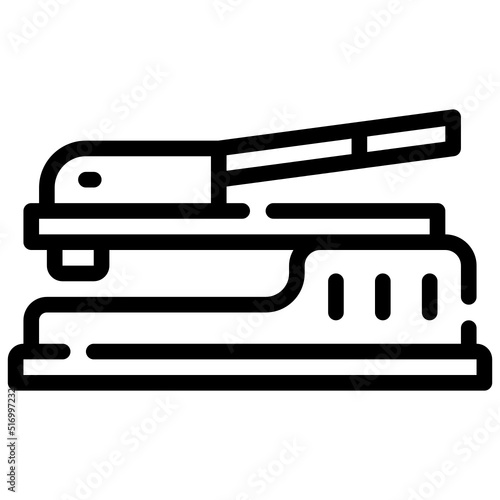 HOLE PUNCHER line icon,linear,outline,graphic,illustration