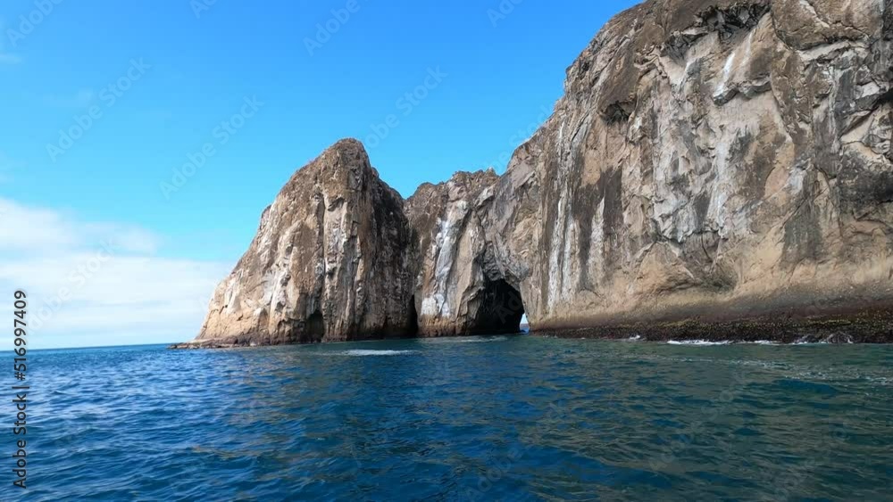 Entering sea cave Entering sea cave