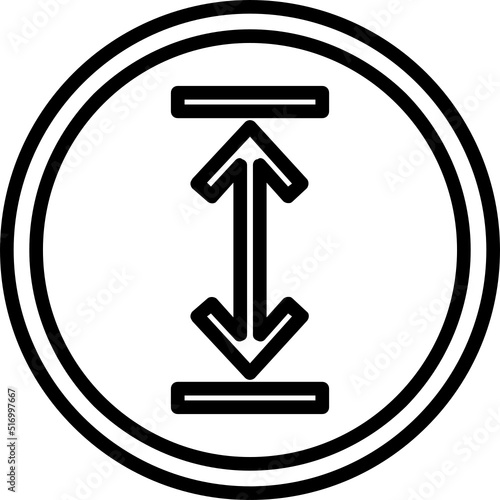 Height Arrow Icon