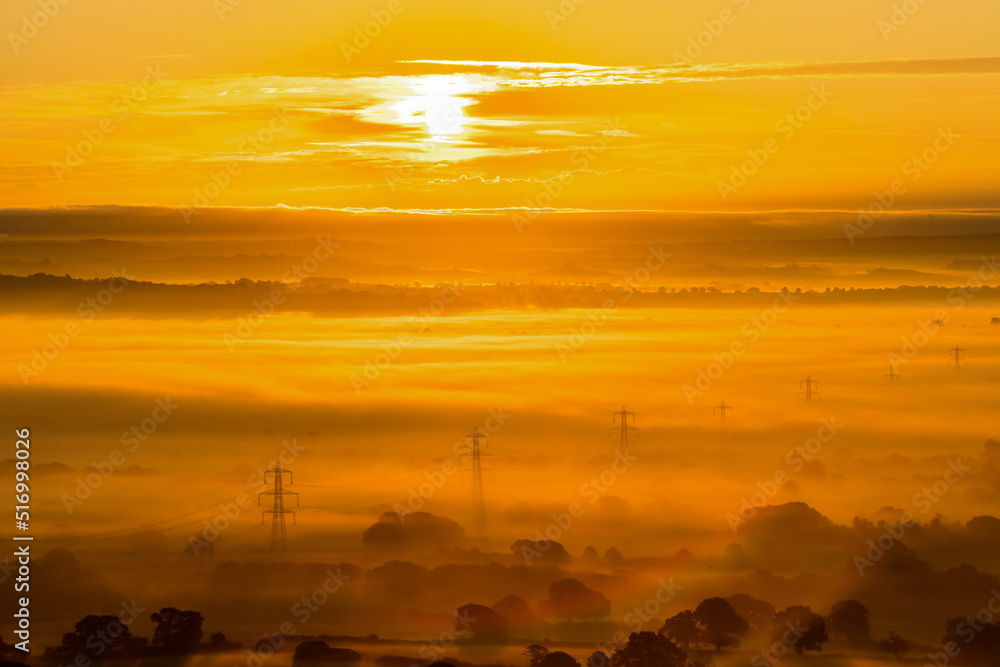 Fototapeta premium Sunrise at Lamberts Castle in Dorset