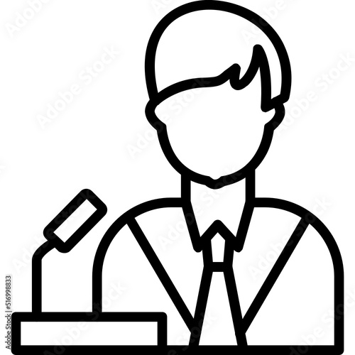 Politician Icon