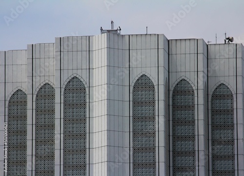 Photography Architectural detail of Tabung Haji Tower in Kuala Lumpur, Malaysia
