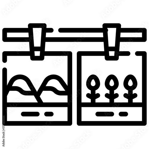 PICTURES line icon,linear,outline,graphic,illustration