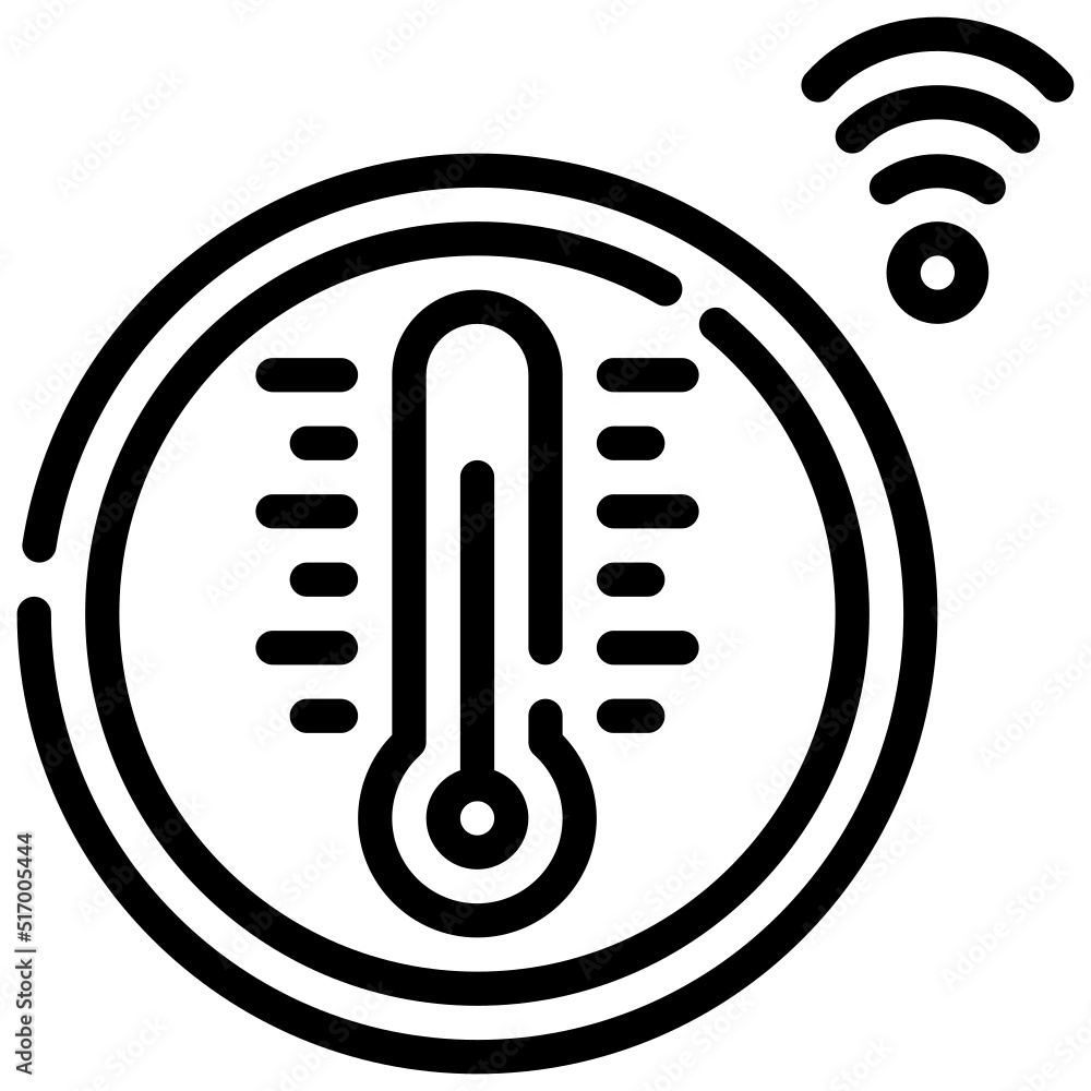 HUMIDITY SENSOR line icon,linear,outline,graphic,illustration