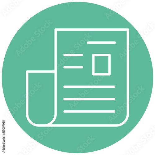 Newspaper Icon Style