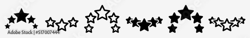 5 Stars Icon Honor Five Stars Set | 5 Star Icon Frame Five Award Vector Illustration Best Logo | Arc Five Stars Icon Isolated Arch 5 User Stars Collection