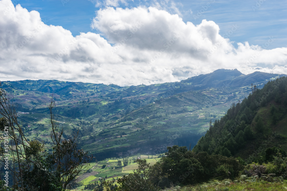 montañas colombianas verde