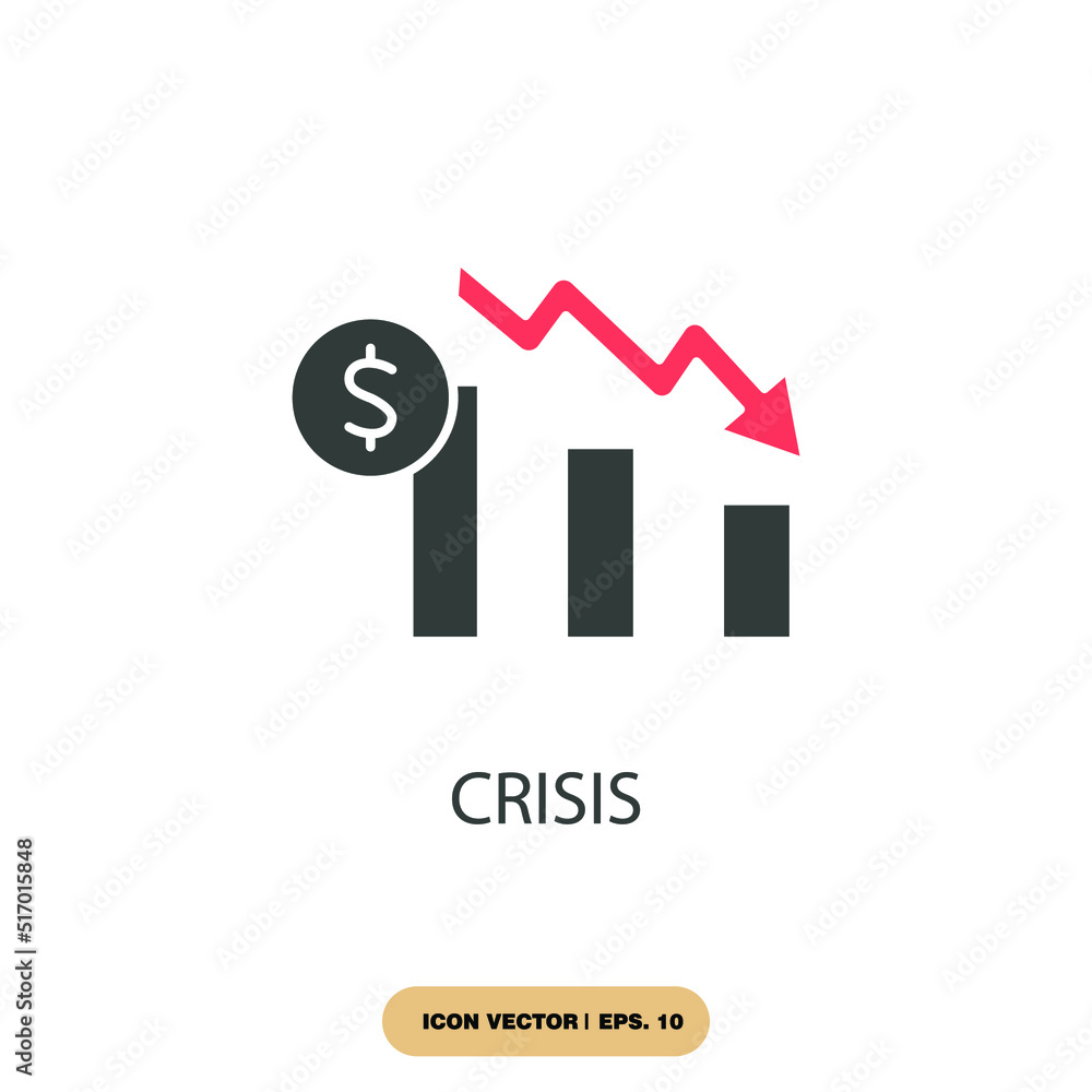 crisis icons symbol vector elements for infographic web crisis icons symbol vector elements for infographic web