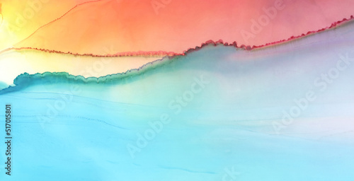 Art Abstract paint blots background. Alcohol ink colors. Marble