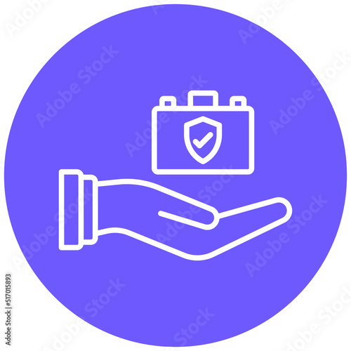 Employer Sponsored Insurance Icon Style