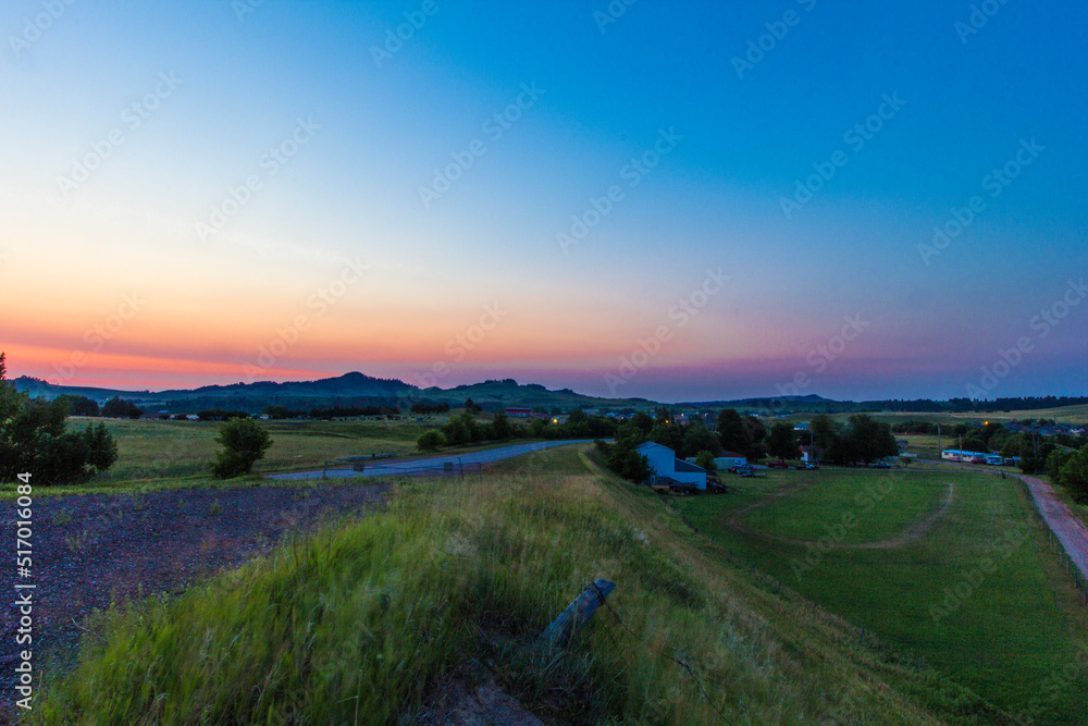 Summer Sunrise at Whitewood, South Dakota