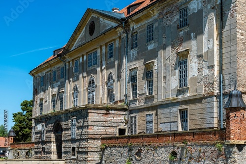 Old castle in the town of Holic in Slovakia Rear entrance photo