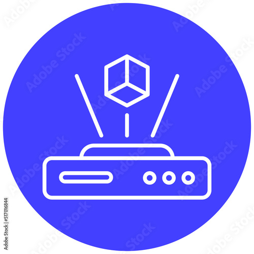 Hologram Icon Style