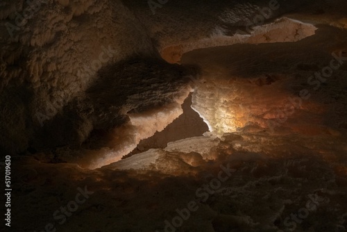 Beautiful shot of the karst from the Frasassi Caves in Italy photo