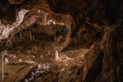 Karst from the beautiful Frasassi Caves in Italy photo