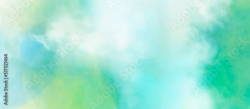 Blue watercolor vector background. Abstract hand paint splash stain backdrop banner. Abstract light blue watercolor for background.