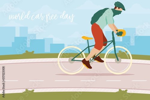 world car free day card