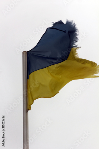 yellow and blue flags