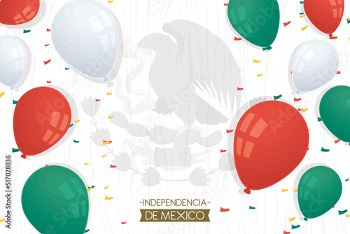 Independencia de Mexico lettering card