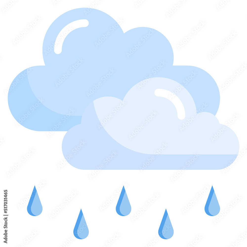 RAIN flat icon,linear,outline,graphic,illustration RAIN flat icon,linear,outline,graphic,illustration