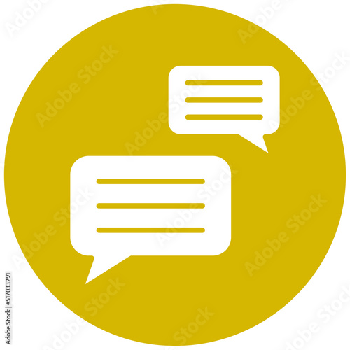 Bubble Chat Icon Style