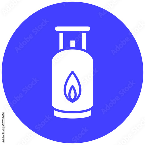 Gas Cylinders Icon Style