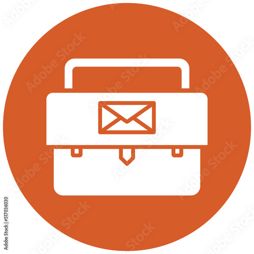 Mail Bag Icon Style